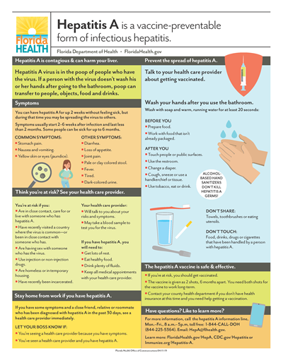 Hepatitis A Flyer 